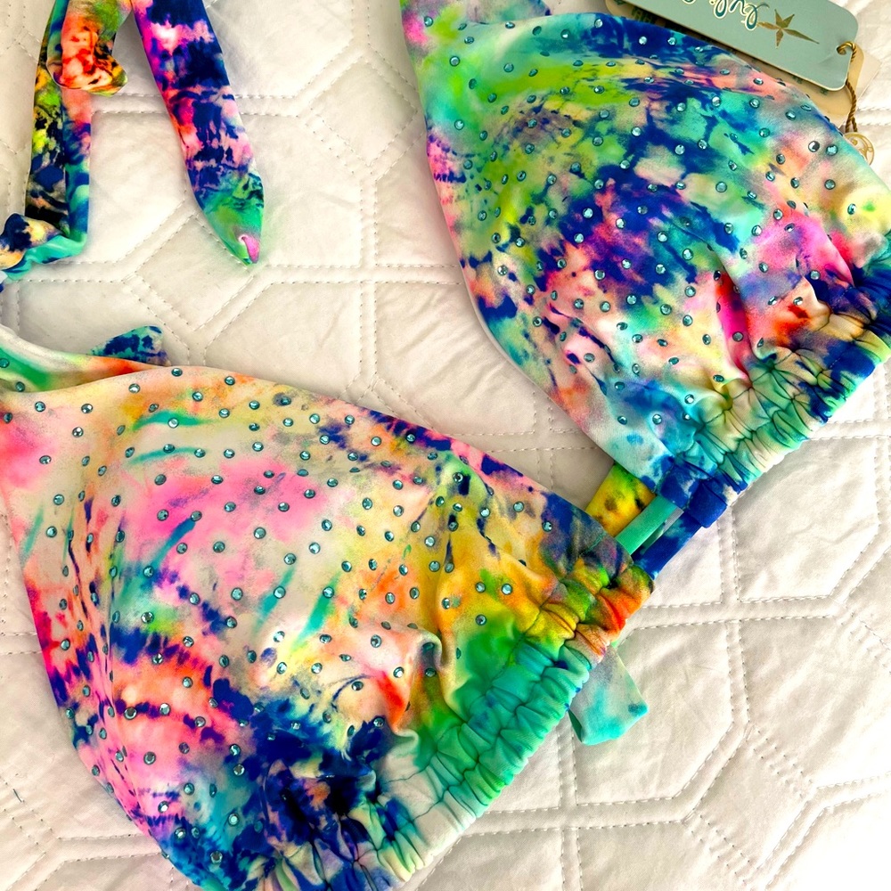 NWT Luli Fama Celestial Dreams Halter Top DD